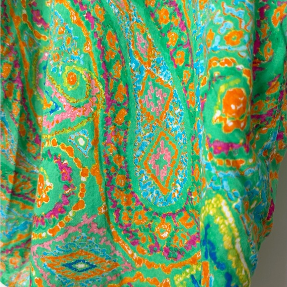 Lauren Ralph Lauren Vibrant Paisley Button-Up Shirt - Picture 7 of 7